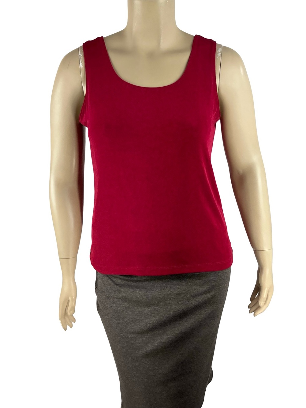 Travelers by Chico's Red Layering Tank Travel Workwear Size XL (3)